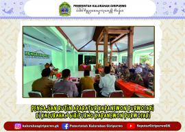 KALURAHAN GIRIPURWO MENDAPATKAN JATAH PENGAJIAN RUTIN APARATUR KAPANEWON PURWOSARI